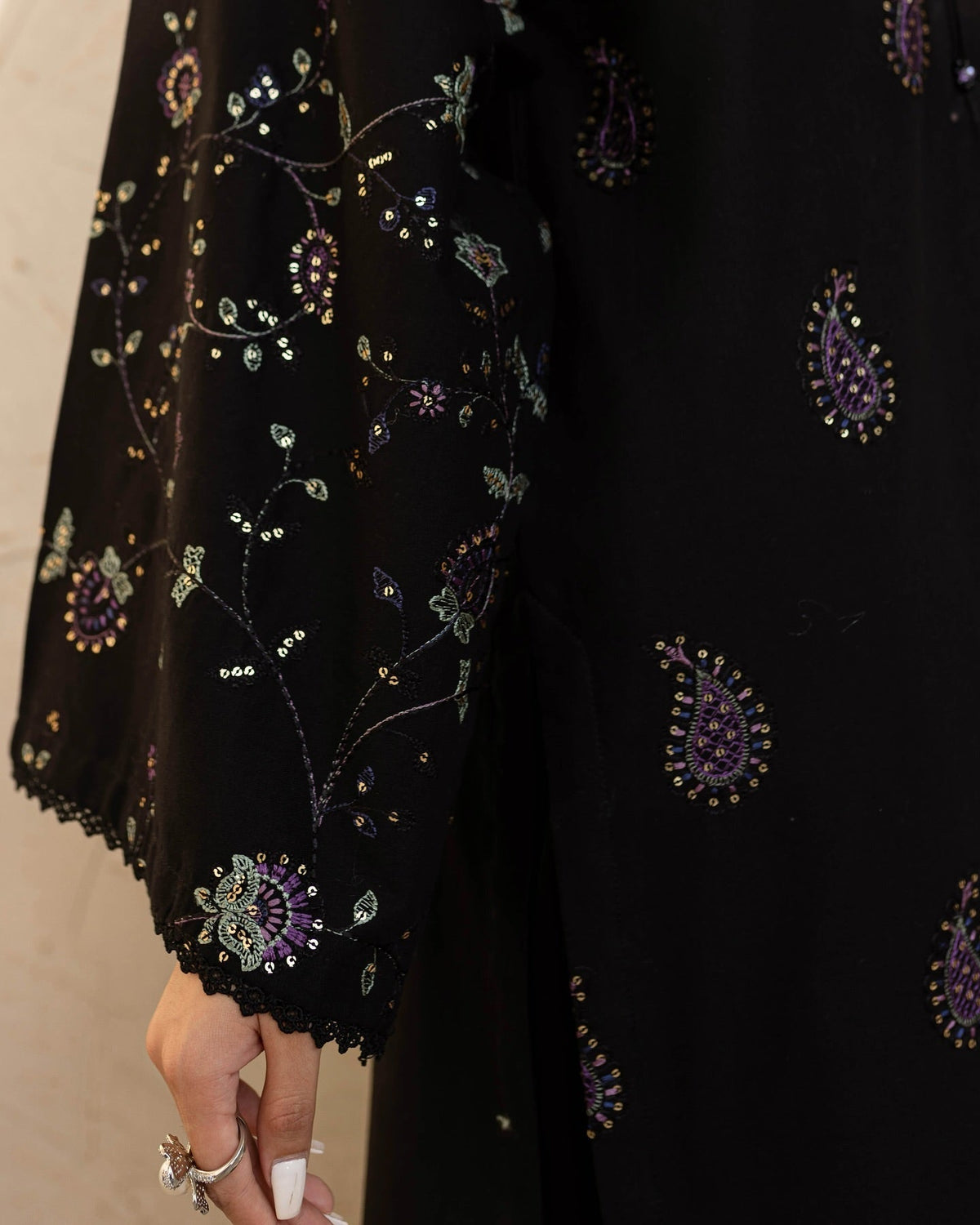 Dhanak - 2PC Embroidered -6002
