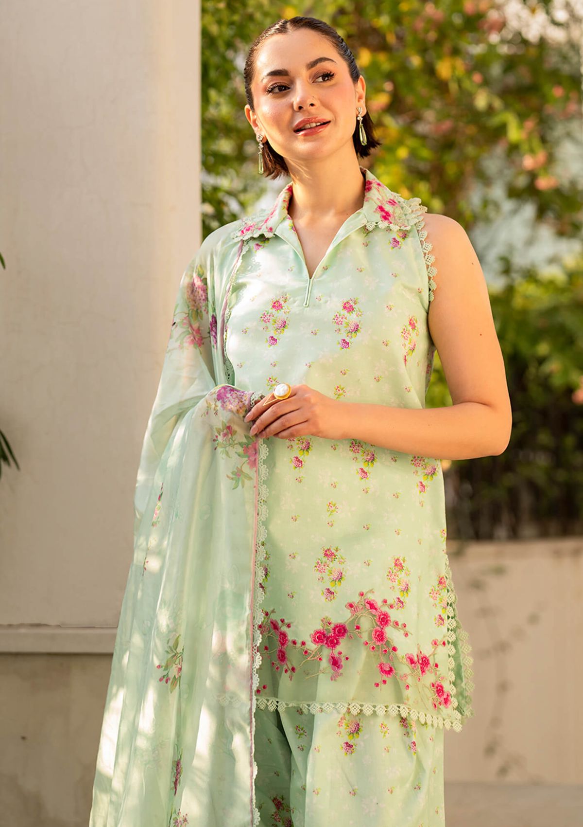 KHADDAR-3PC WITH KHADDAR PRINTED SHIRT & TROUSER-923
