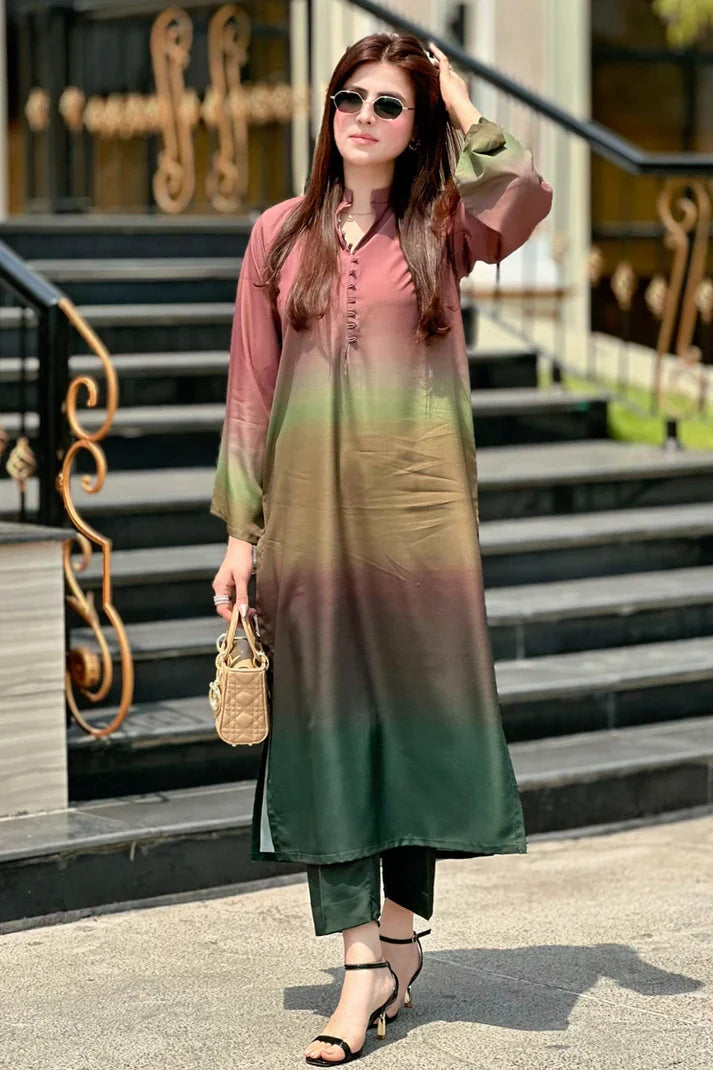 LULUSAR Silk 2PC Digital Printed-878