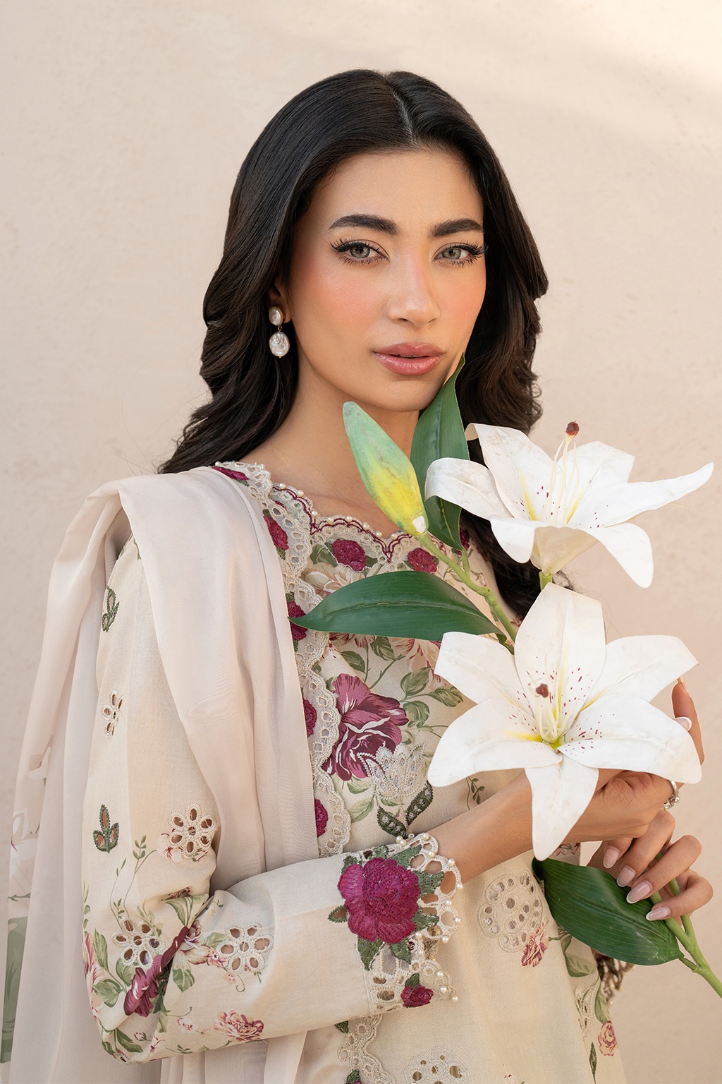 KHADDAR-3PC WITH KHADDAR PRINTED SHIRT & TROUSER-927